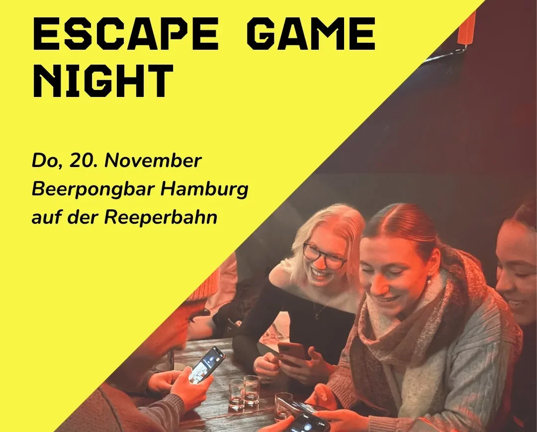 Escape Game Night Hamburg findet in der Beerpongbar Hamburg statt