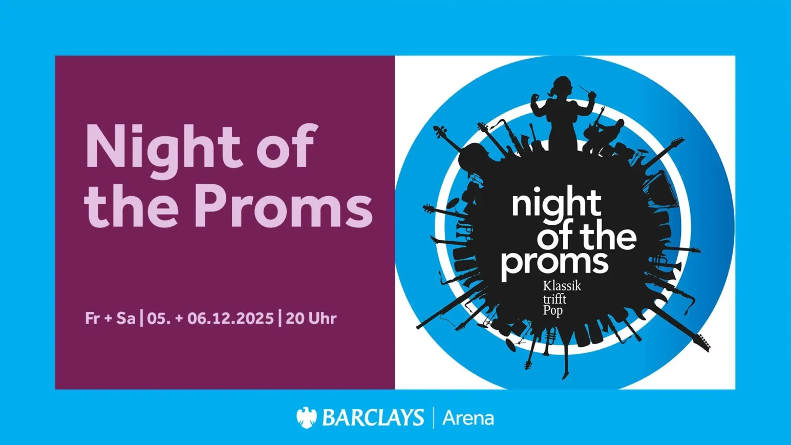 Poster Night of the Proms in der Barclays Arena