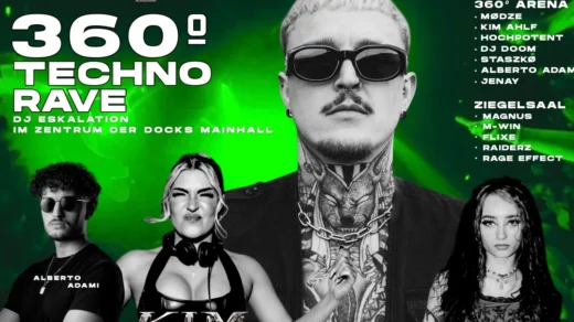 Poster für MØDZE - 360º HARD TECHNO RAVE im DOCKS