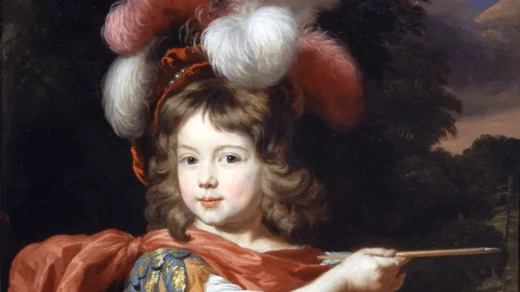 Bildnis eines Knaben im Kostüm des Adonis