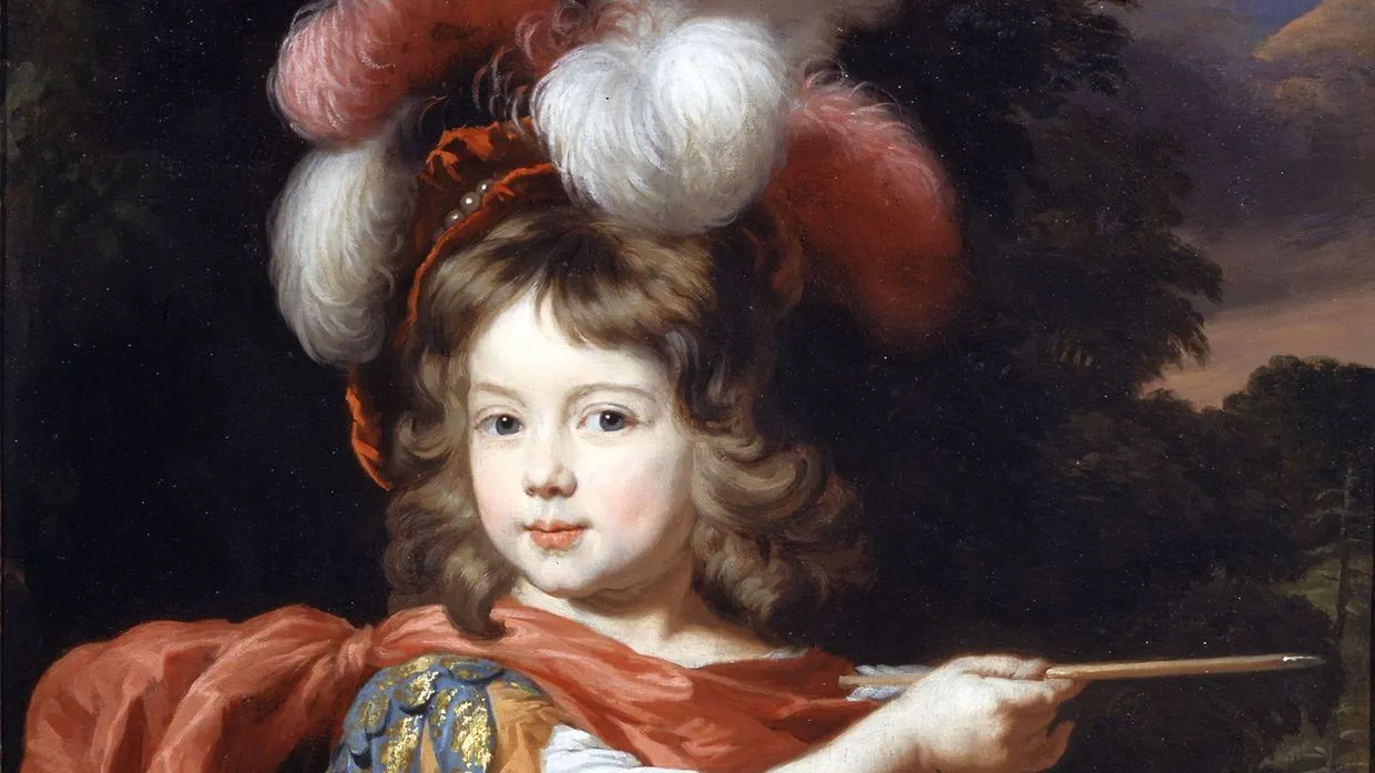 Bildnis eines Knaben im Kostüm des Adonis