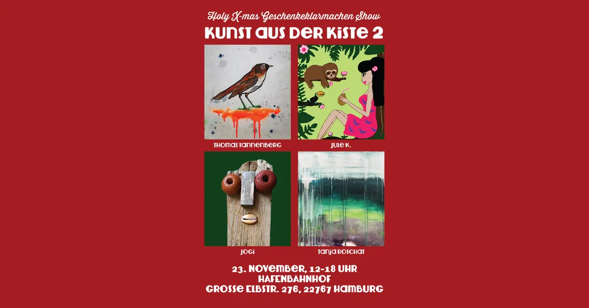 Plakat von Kunst aus der Kiste
