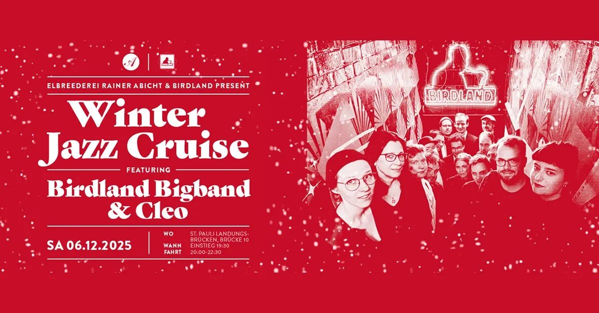 Poster für WINTER JAZZ CRUISE FEAT. BIRDLAND BIGBAND & CLEO