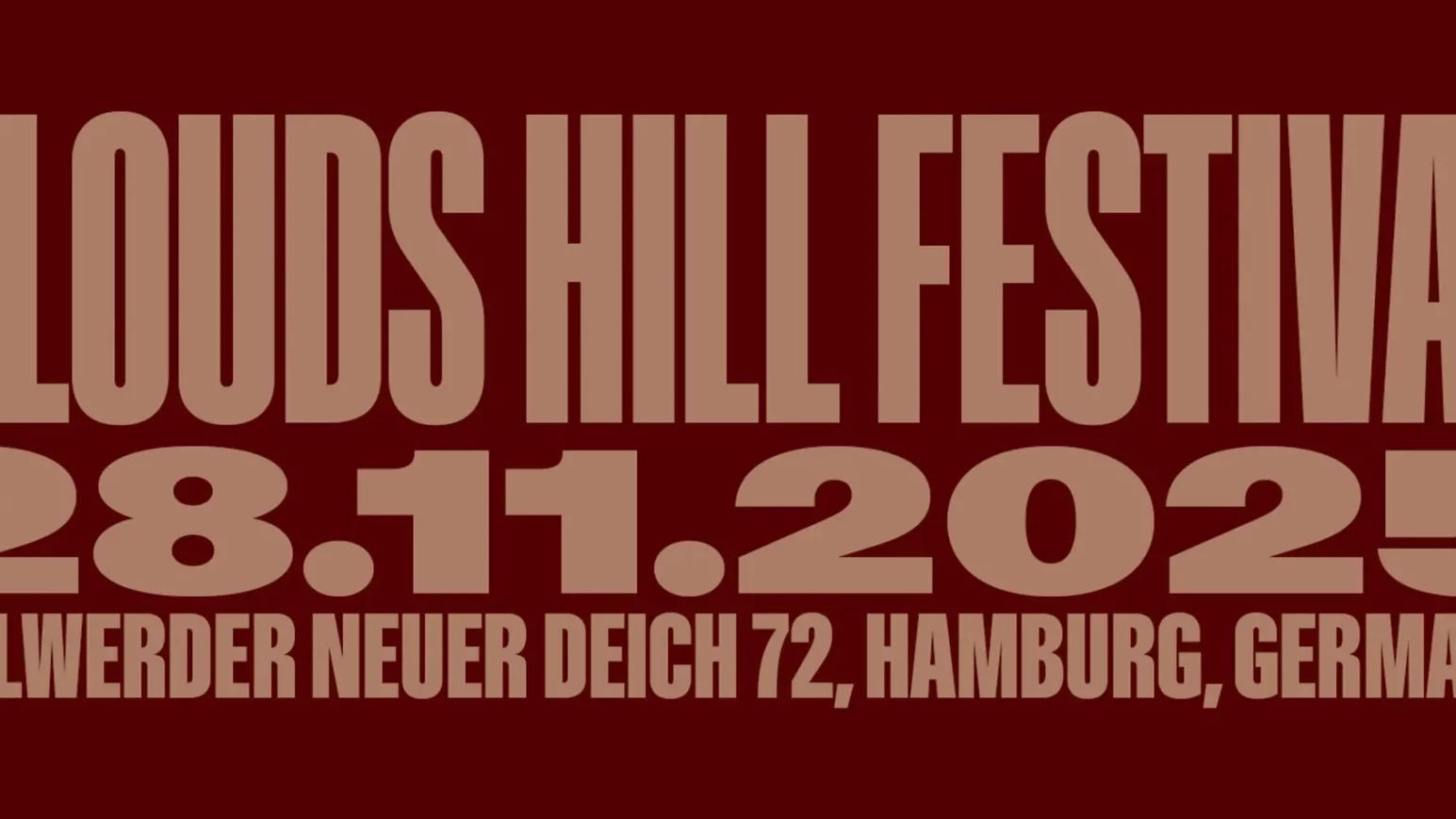 Clouds Hill Festival Plakat