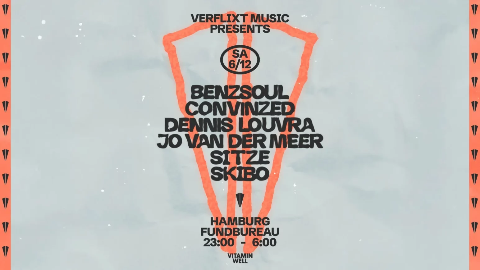 Poster für Verflitzt Music Showcase im Fundbureau