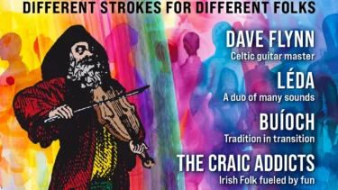 Plakat für das Irish Folk Festival 2025 in der Fabrik Hamburg