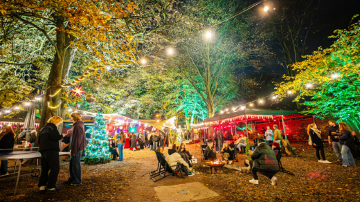 „Perfekt, um in den Feierabend oder ins Wochenende zu schlittern“: der Kreativ-Weihnachtsmarkt Winter-Lichtung (©Yunus de Groot)