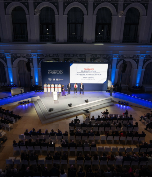 Anfang des Jahres bei der 19. Hamburger Sportgala
