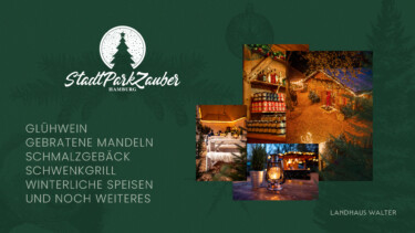 Poster für StadtParkZauber im Landhaus Walter