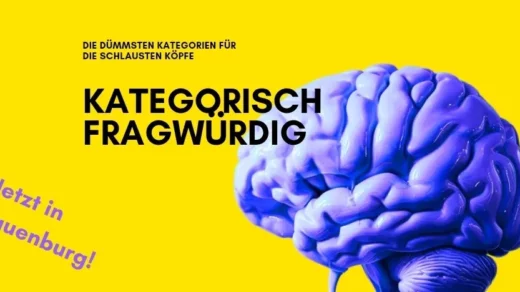 Plakat für Kategorisch Fragwürdig - Das Quiz in der Heinrich Osterwold Halle