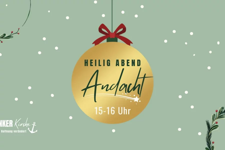 Illustration zur Heilig Abend Andacht in der Anker Kirche