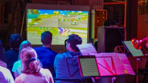 Mario-Kart Turnier mit Liveband im Haus 73