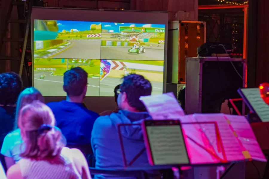 Mario-Kart Turnier mit Liveband im Haus 73