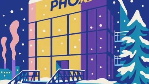 Illustration für Winter Market at PHOXXI Bar