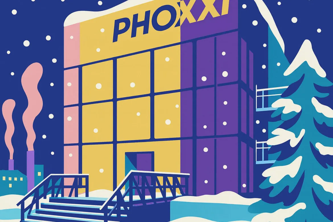 Illustration für Winter Market at PHOXXI Bar