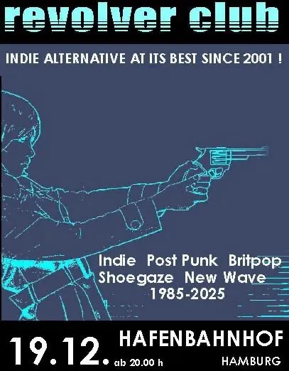 Poster für Revolver Club im Hafenbahnhof