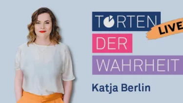 Poster für Die Torten der Wahrheit im Imperial Theater mit Katja Berlin