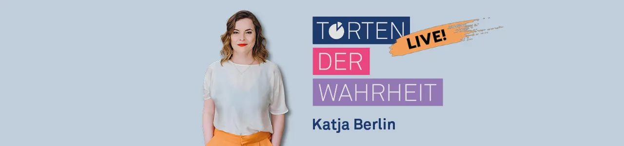 Poster für Die Torten der Wahrheit im Imperial Theater mit Katja Berlin