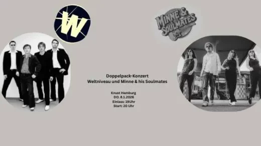 Plakat zu NEW YEARS KICK ASS RECEPTION VOL. 4 : MINNE AND HIS SOULMATES + WELTNIVEAU