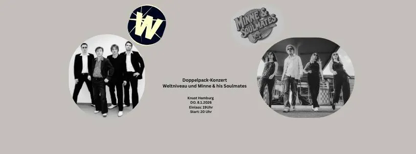 Plakat zu NEW YEARS KICK ASS RECEPTION VOL. 4 : MINNE AND HIS SOULMATES + WELTNIVEAU