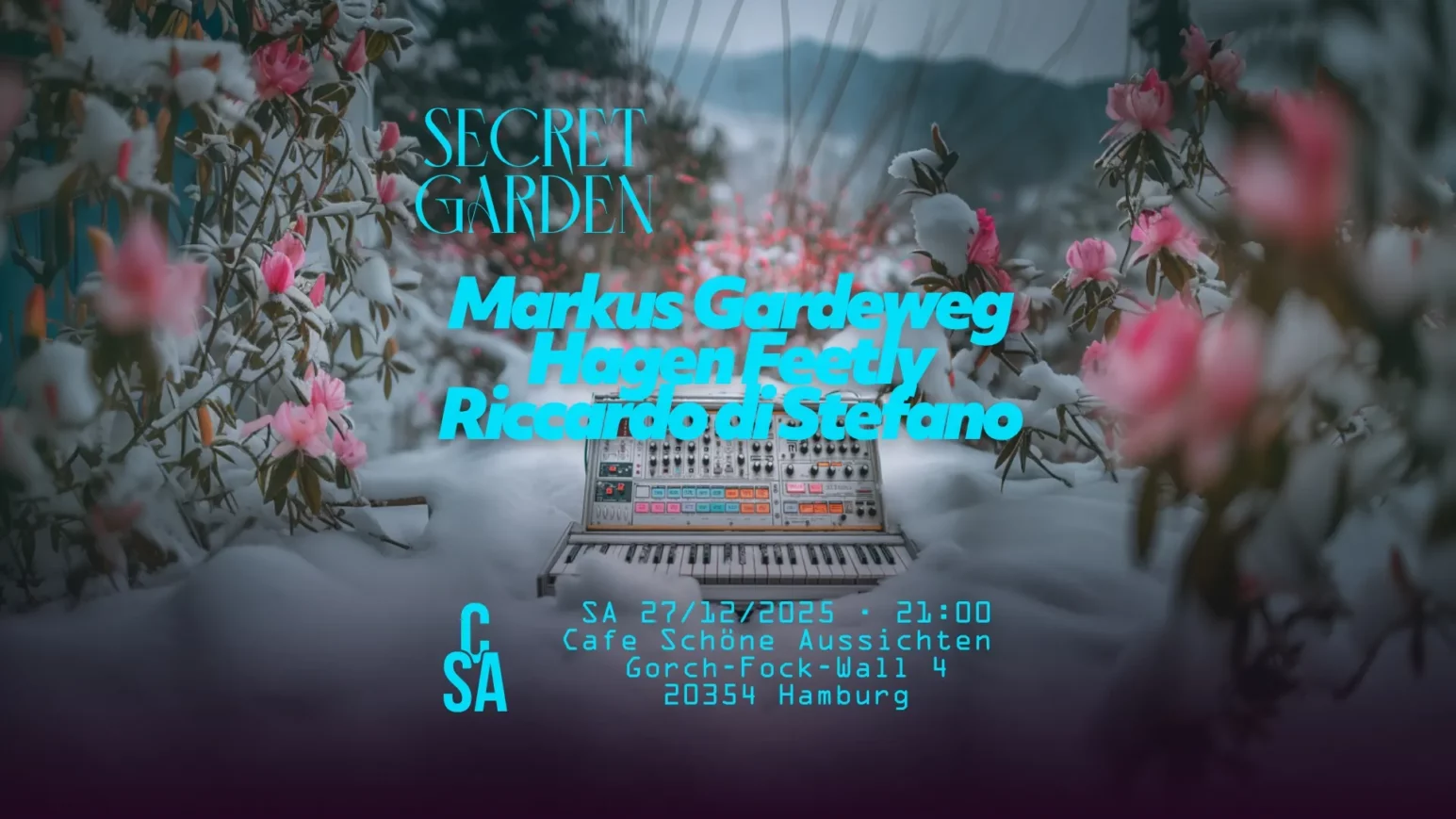 Secret Garden im Cafe Schoene Aussichten