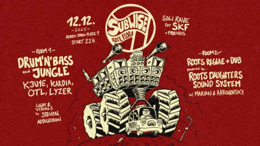 Plakat für SUBWISE #16 in der Roten Flora