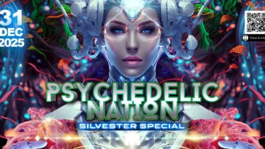 Plakat zu der Veranstaltung Psychedelic Nation im Docks