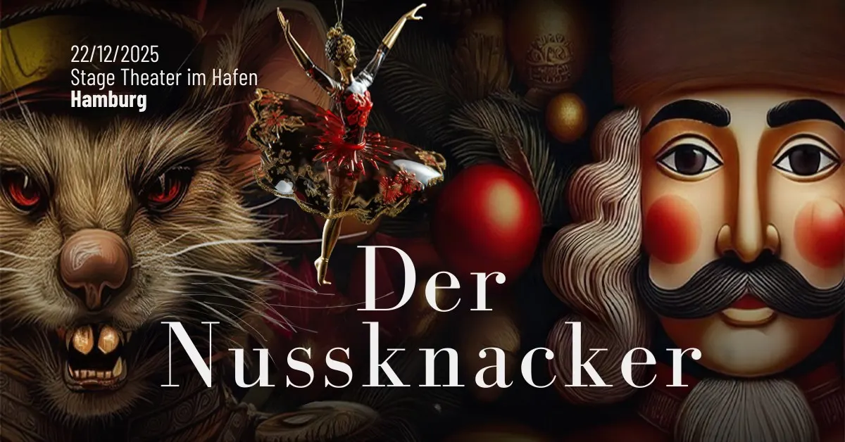 Poster für Weihnachtsballett Der Nussknacker im Stage Theater am Hafen
