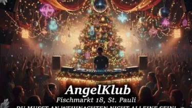 Flyer für Sanctuary Sessions Weihnachtsedition im AngelKlub