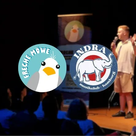 Freche Möwe im Indra Musikclub