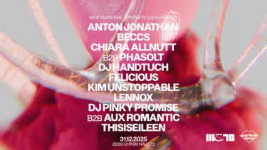 Plakat zur New Years Eve – Synthetic Love im Haus 73