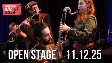 Musizierende bei der Open Stage