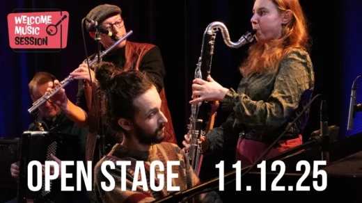 Musizierende bei der Open Stage