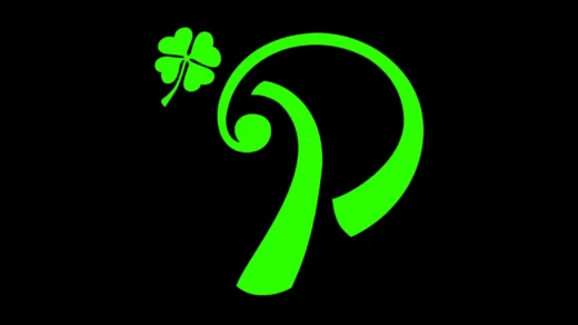 irische Party im Logo mit Jack In The Green und Rapparees