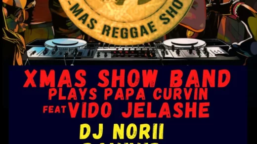 Poster für die XMas Party in der Fabrik Altona