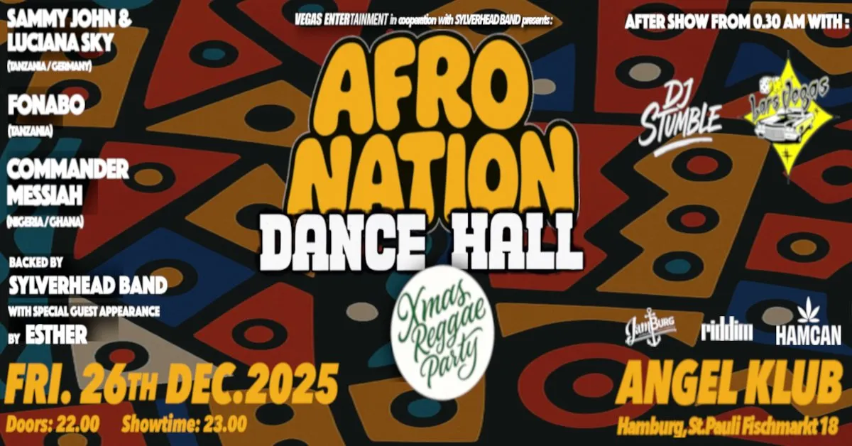 AFRONATION Dancehall Party im ANGEL KLUB