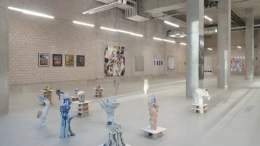 Die Ausstellung „Fragments And Relations“ in den beeindruckenden Ausstellungshallen des THE SPACE //