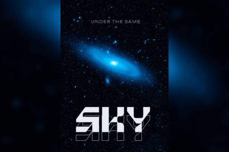 Der Flyer zu der Ausstellung „Under the same Sky“ im MOM Art Space Hamburg