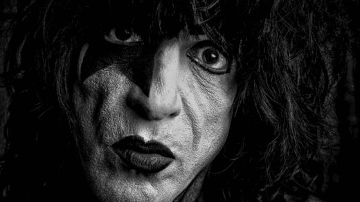 Teil der „Glossy“ Ausstellung: Paul Stanleys Motiv „Der Band KISS“