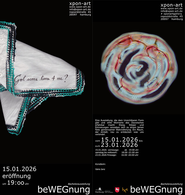 Ausstellung beWEGnung in der xpon-art gallery