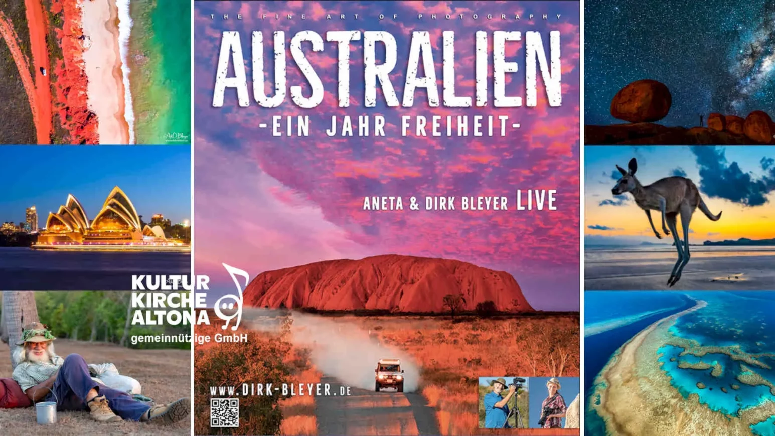 Live-Multivision 1 Jahr Australien in der Kulturkirche Altona