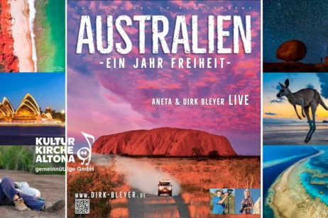 Live-Multivision 1 Jahr Australien in der Kulturkirche Altona