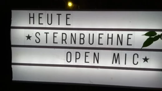 Sternbühne Open Mic im Restaurant Brückenstern