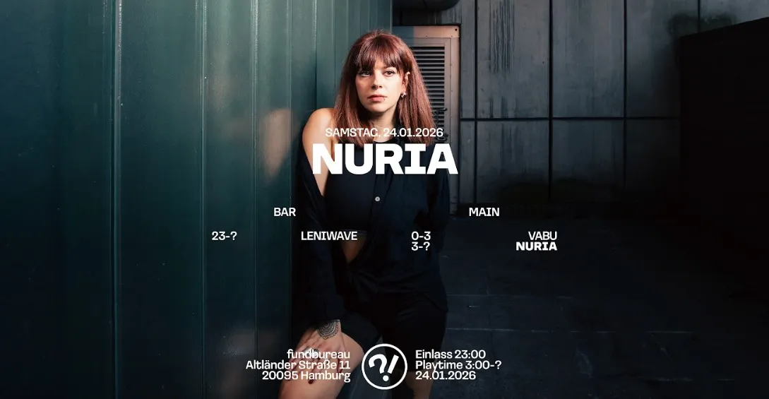 NURIA // VABU // LENIWAVE // GRANULAR HEAT im Fundbureau