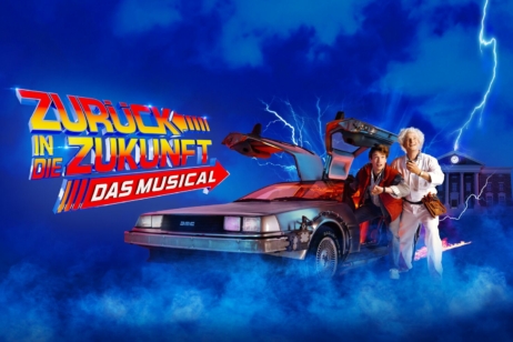 Das Logo zum neuen Musical: „Zurück in die Zukunft“ kommt nach Hamburg