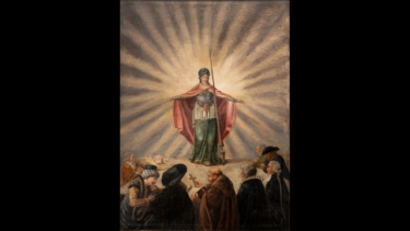 Erscheint im Strahlenkranz: Daniel Chodowieckis „Göttin der Toleranz“, fertiggestellt um 1791 