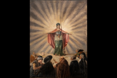Erscheint im Strahlenkranz: Daniel Chodowieckis „Göttin der Toleranz“, fertiggestellt um 1791 