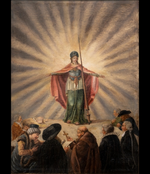 Erscheint im Strahlenkranz: Daniel Chodowieckis „Göttin der Toleranz“, fertiggestellt um 1791 