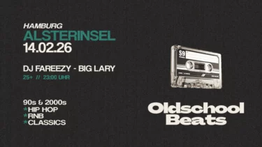 Oldschool Beats Aftershowparty auf der Alsterinsel