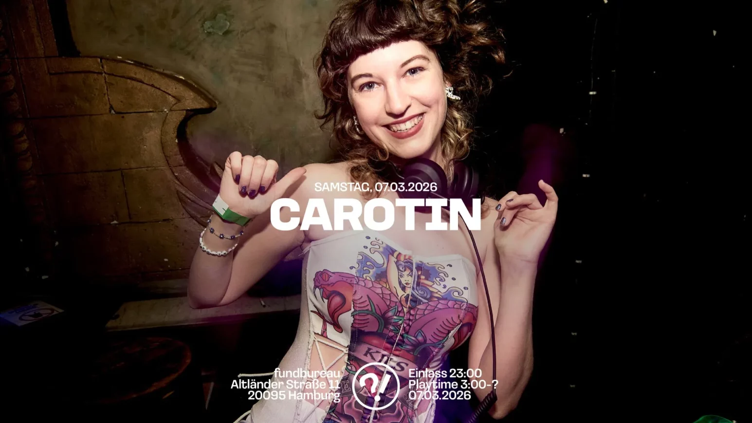 CAROTIN, DJ WASSERFALL und RANDALI im Fundbureau